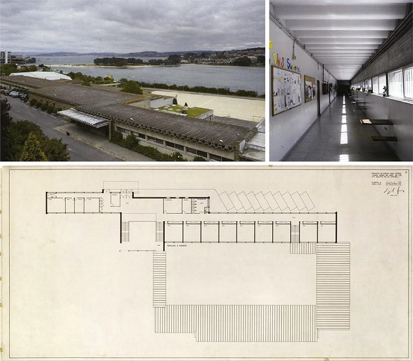 Colegio Santa Mar&iacute;a del Mar de los Padres Jesuitas en La Coru&ntilde;a, 1962-1964. Figure 5. Santa Mar&iacute;a del Mar School of Jesuit Fathers in La Coru&ntilde;a, 1962-1964.