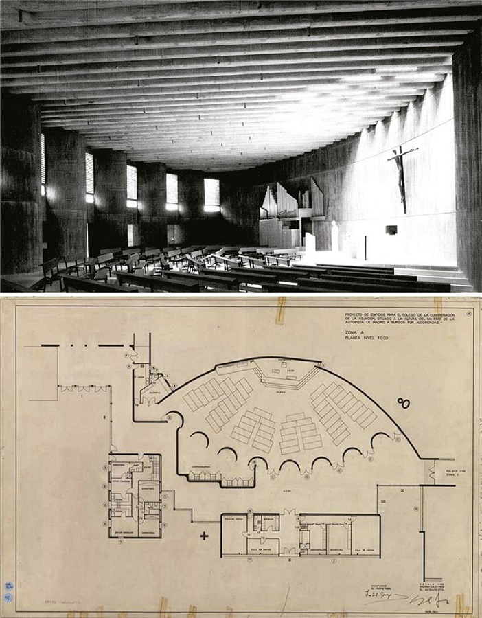 Capilla del Colegio Cuestas Blancas. Figure 12. Chapel of the Cuestas Blancas School