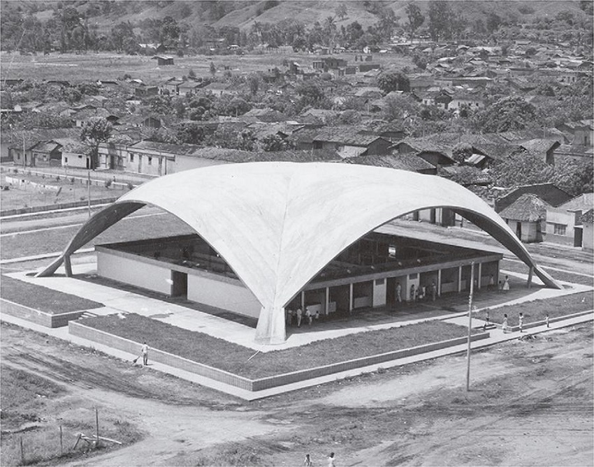 Mercado en Buga, arquitecto D. Salcedo, 1959. Figure 4. Market in Buga, architect D. Salcedo, 1959.