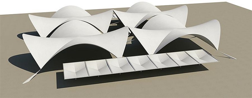 Imagen tridimensional del proyecto para el mercado El Porvenir. Figure 14. Three-dimensional image of the El Porvenir Market.