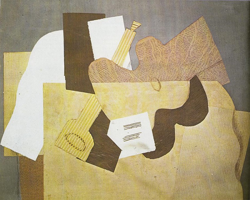 Braque, 1918. Guitarra y clarinete. Philadelphia. Philadelphia Museum of Art (Rosenblum, 1976, p. 118). Figure 3. Braque, 1918. Guitar and Clarinet. Philadelphia. Philadelphia Museum of Art (Rosenblum, 1976, p. 118).