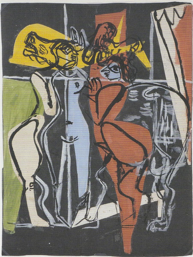 Le Corbusier. El circo. Collage preparatorio para la página 125 de El Poema del Ángulo Recto (Le Corbusier, 2006, p. 125). Figure 6. Le Corbusier. The Circus. Preparatory collage for page 125 of The Poem of the Right Angle (Le Corbusier, 2006, p. 125).