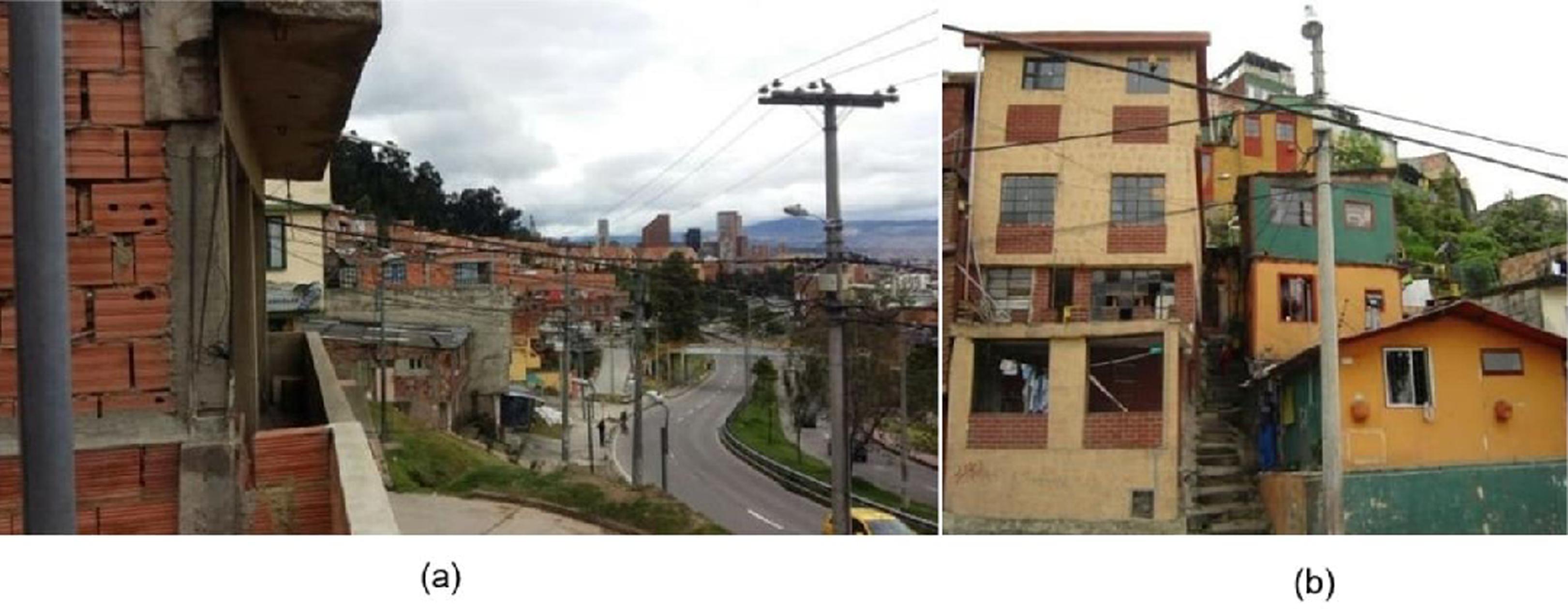 (a) Barrio San Mart&iacute;n y (b) Barrio JuanXXIII