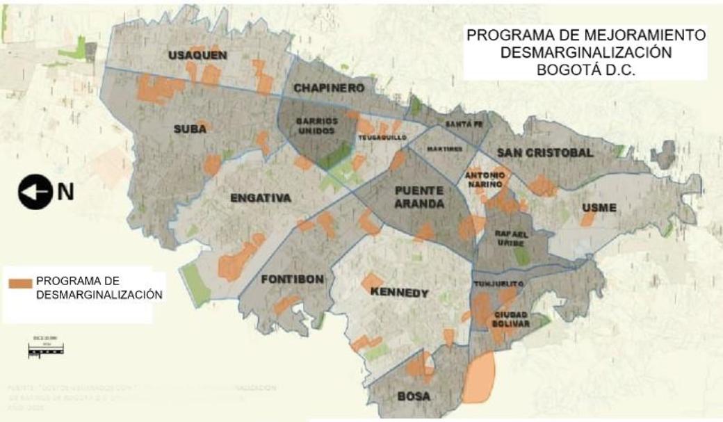 Localizaci&oacute;n programa Desmarginalizaci&oacute;n.