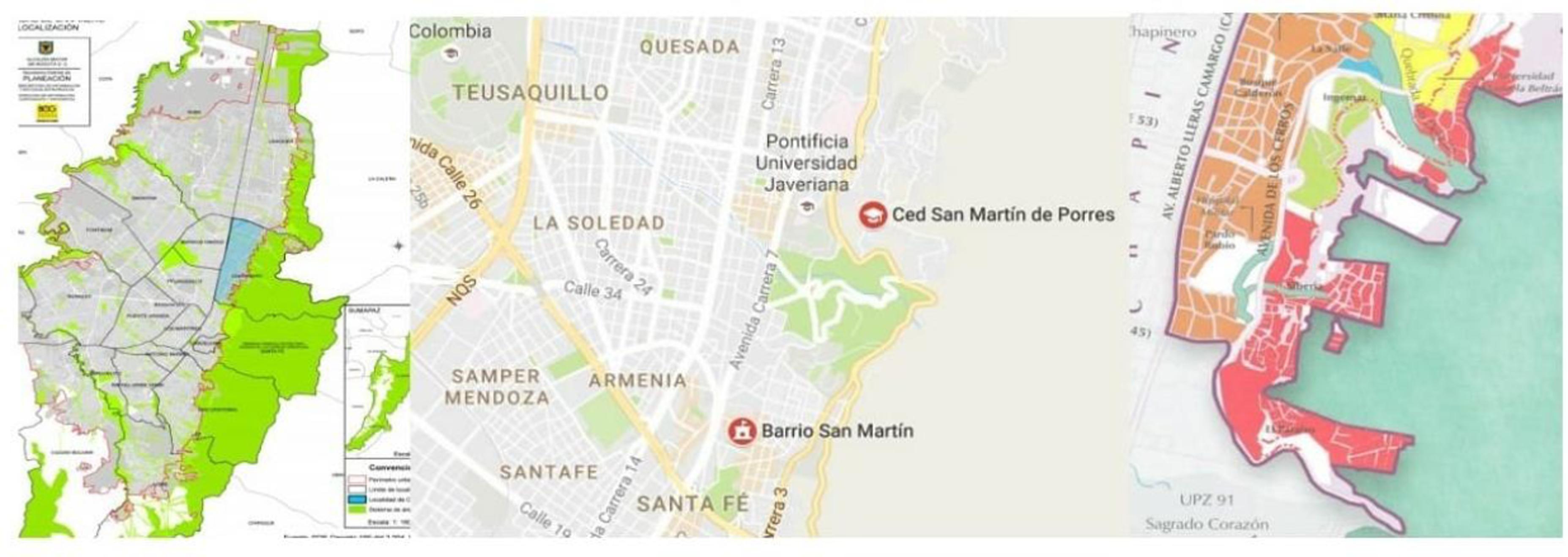 Barrio San Mart&iacute;n, Localidad de Chapinero