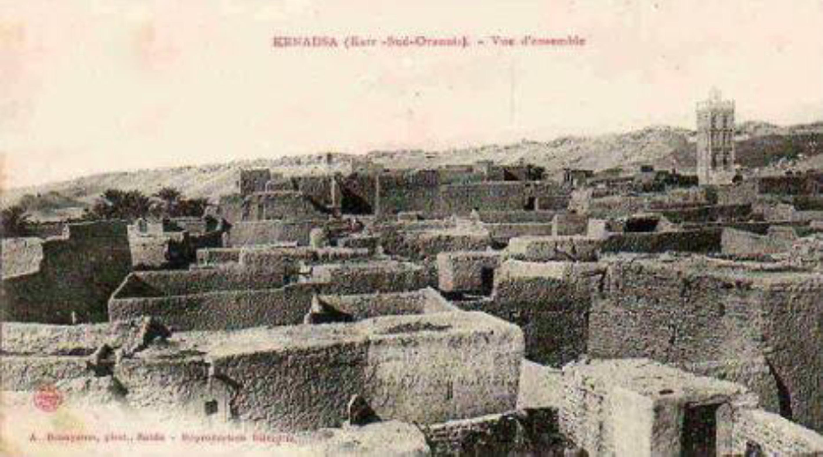 View on ancient Ksar of Kenadsa.