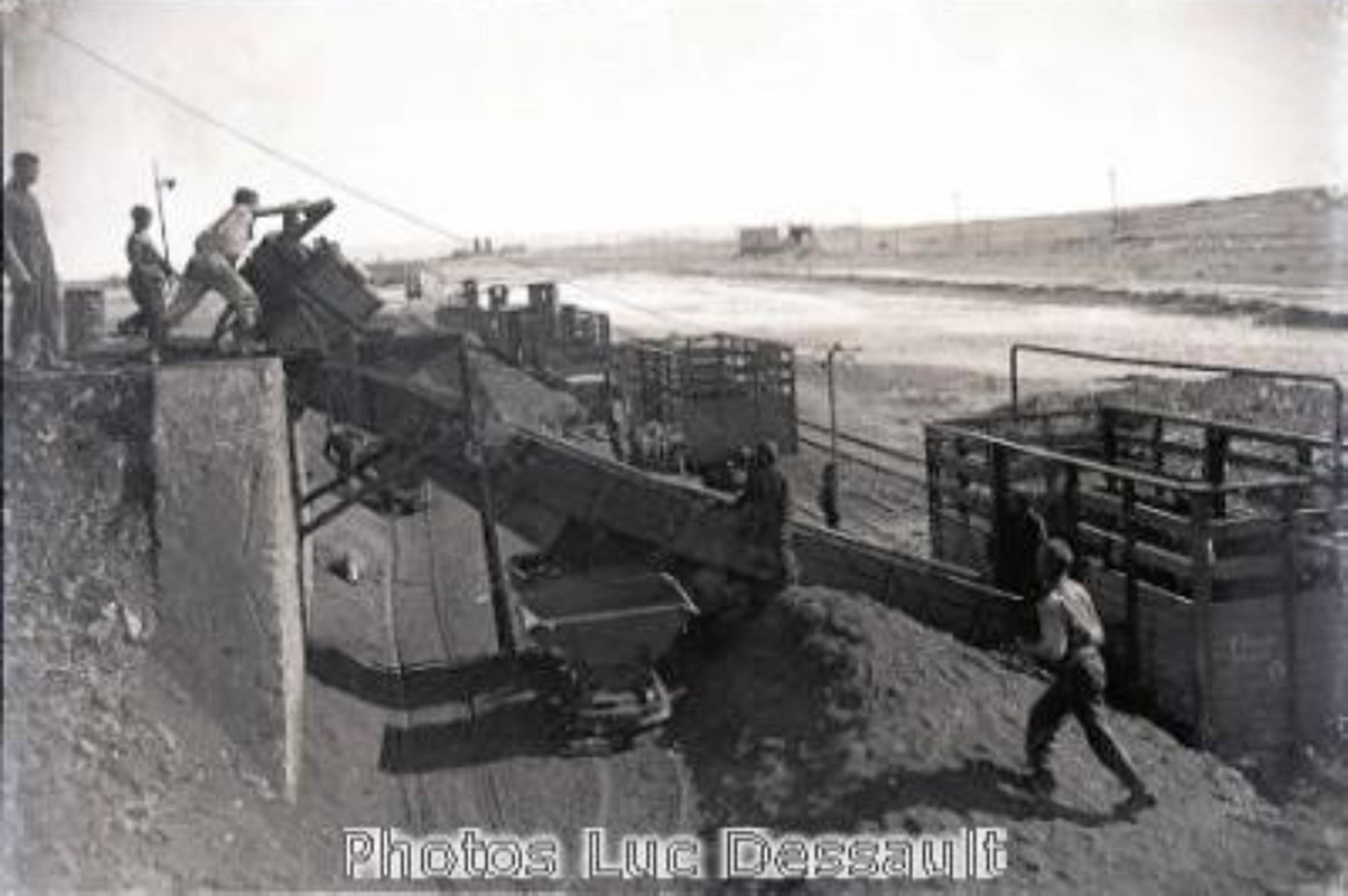 Transport and sorting of coal.
