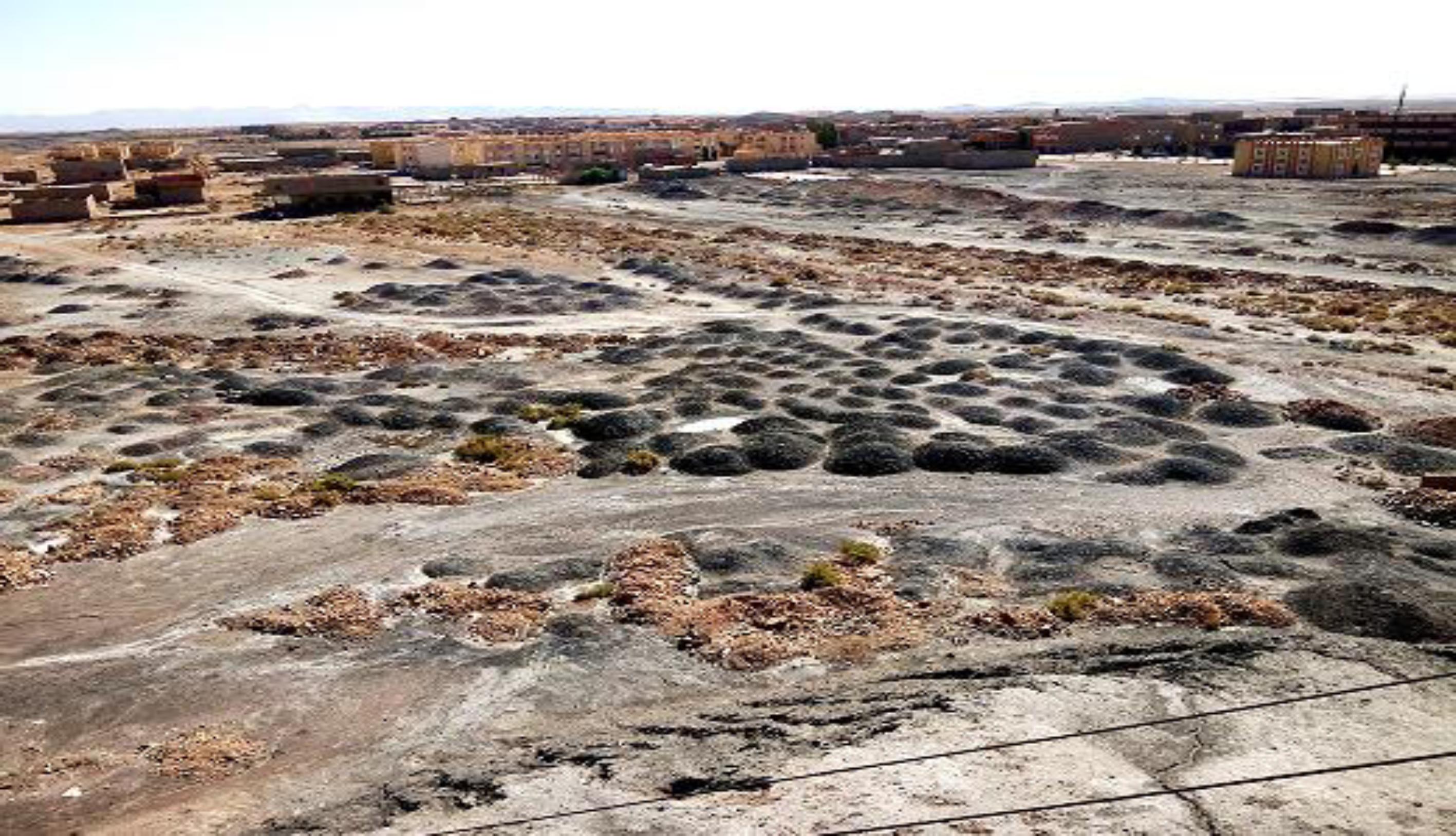 Landscape near spoil tips.