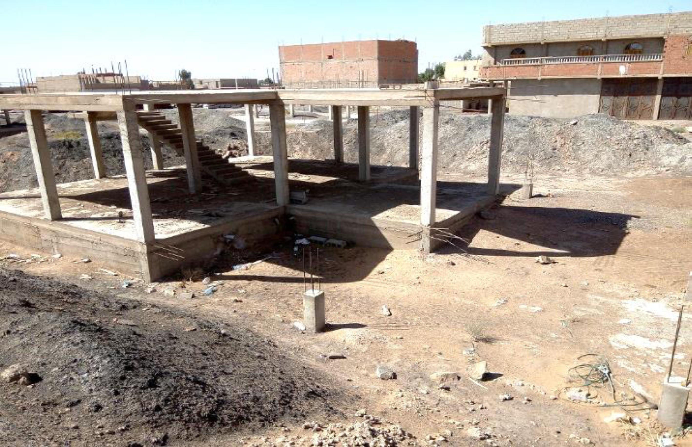 Housing developments near slag heaps and above underground mining tunnels.