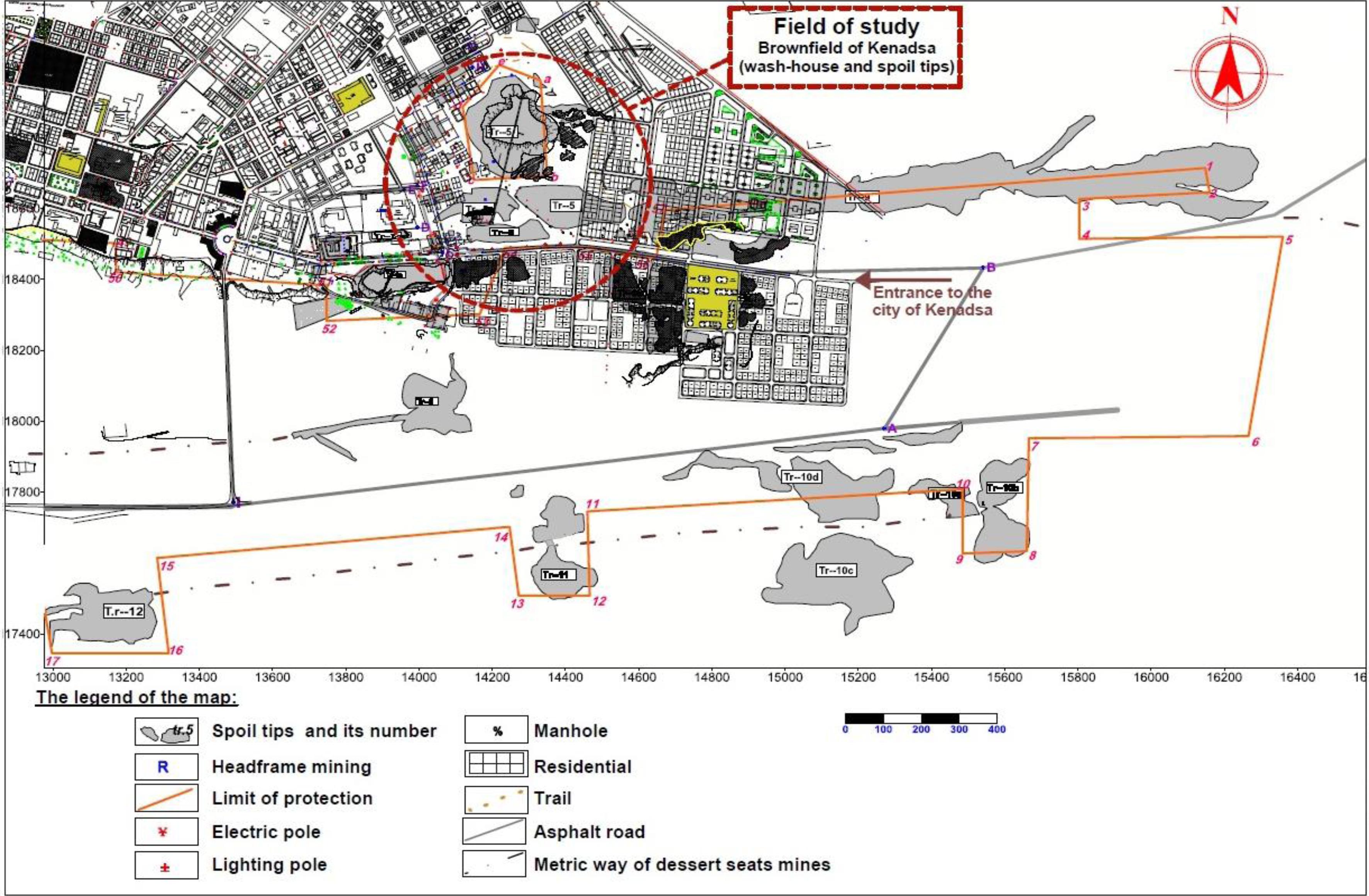 Urban plan for the extension of the city of Kenadsa, to the detriment of the protection limits.