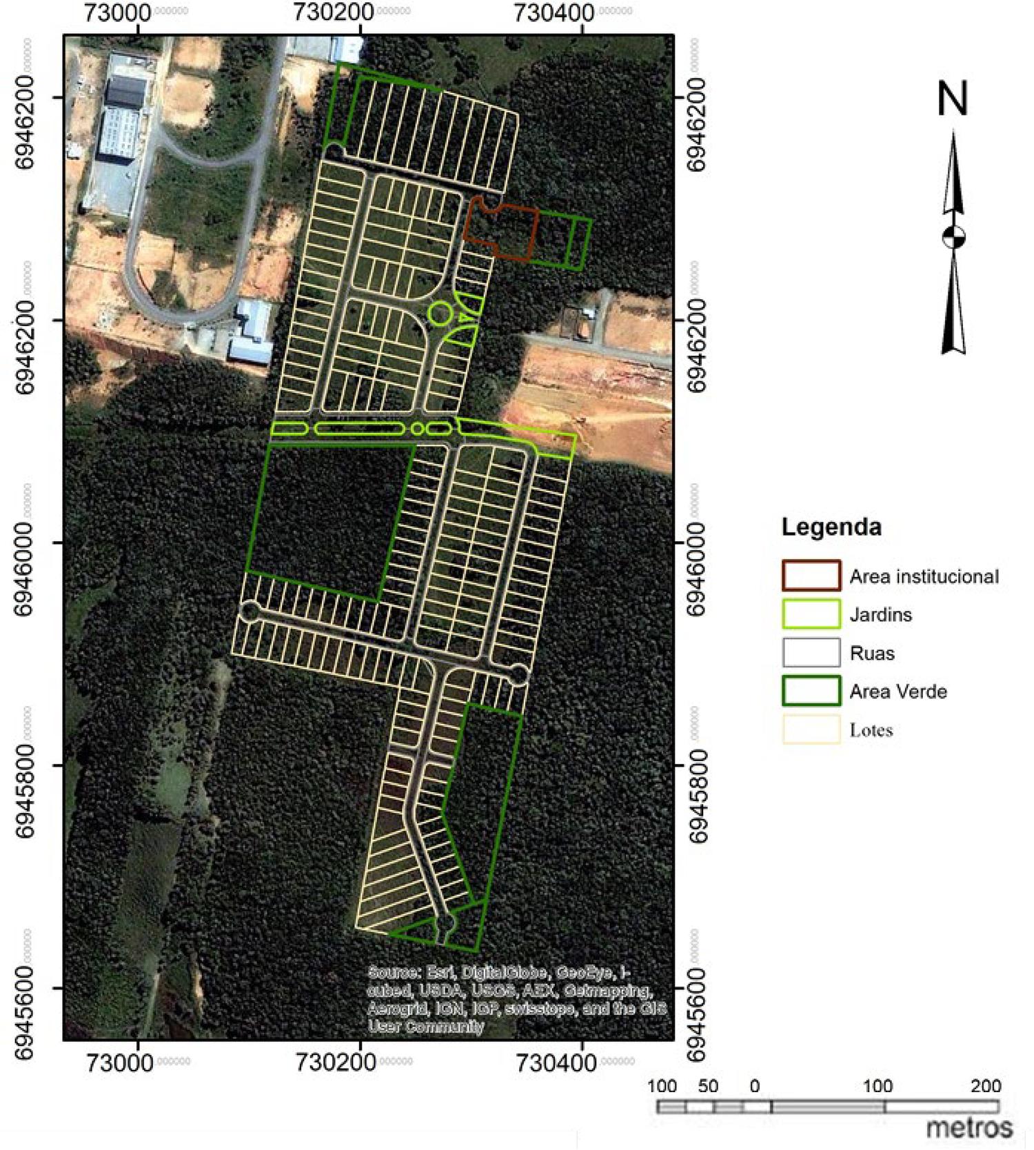 Área de implantação do loteamento Portal da Colina, em 11/2009.