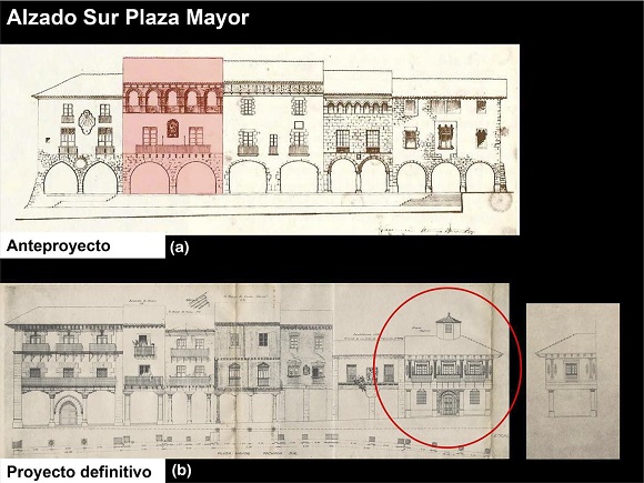 Alzado sur de la Plaza Mayor. (18)