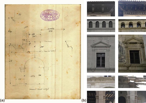 An&aacute;lisis del edificio del Ayuntamiento IV: estudio de los detalles de fachada reproducidos. (24)
