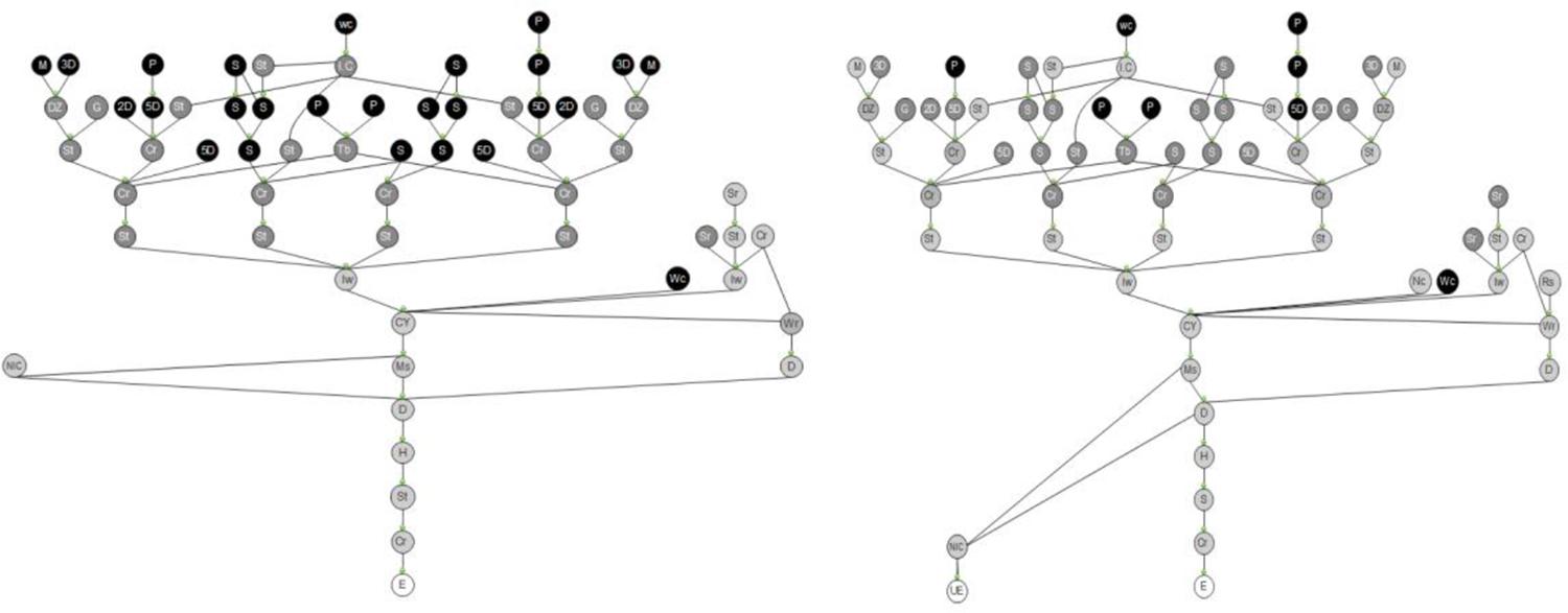 Privacy graphs of Behnam house whitin original and reused state