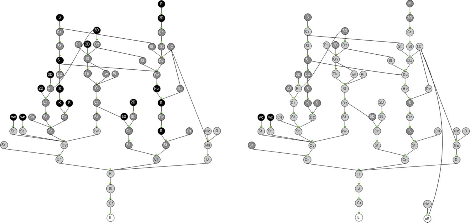 Privacy graphs of Gadaki house whitin original and reused state