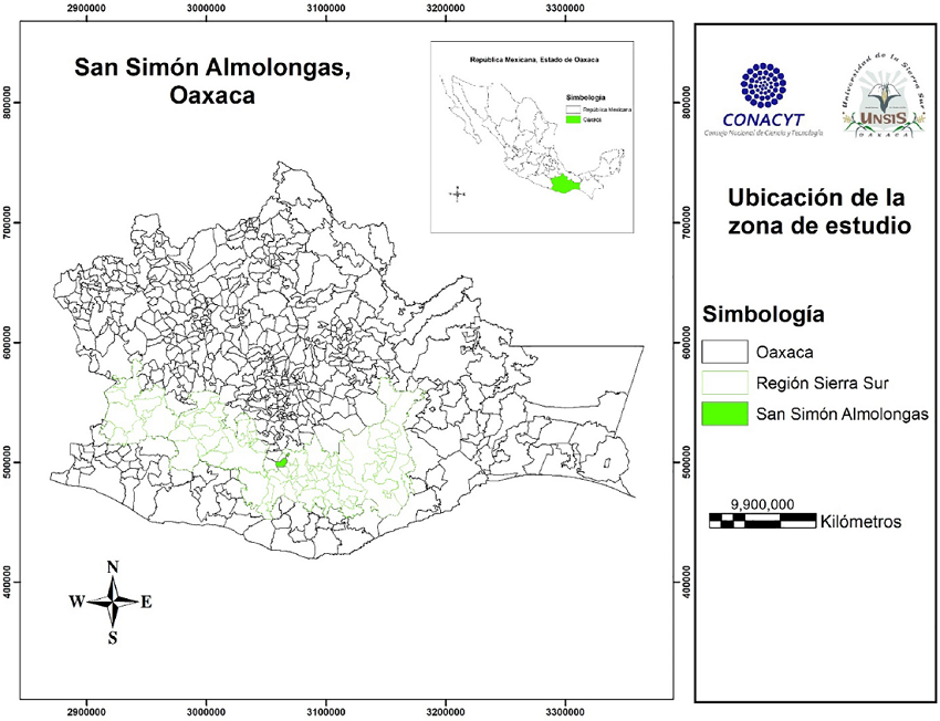 LOCALIZACI&Oacute;N DEL MUNICIPIO DE SAN SIM&Oacute;N ALMOLONGAS