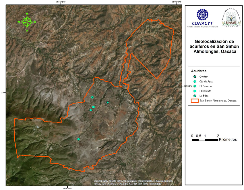 GEOLOCALIZACI&Oacute;N DE LOS MANANTIALES
