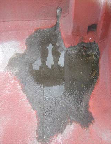 Agua estancada en la cubierta sur de la Escuela Nacional de Ballet