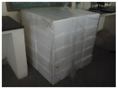 Cajas de poliestireno expandido comercializadas por Perdurit.