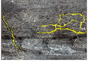 Resultado de la detenci�n de grietas.