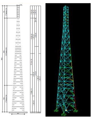 Descripci�n de los tramos y sus elementos componentes para GT-60