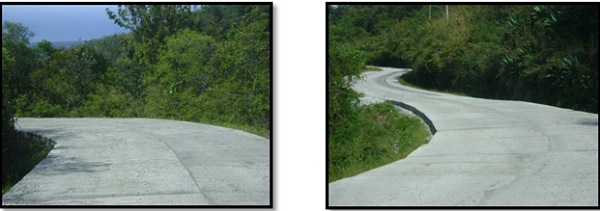 Tramos del vial rehabilitado