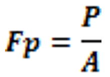 Pieza sometida a presi&oacute;n en el ensayo.