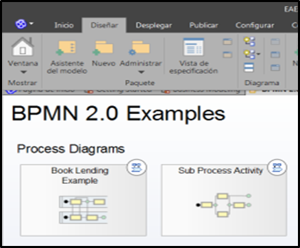 Ejemplo de la aplicaci�n BPM.