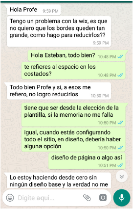 Captura de pantalla sobre realización de consultas