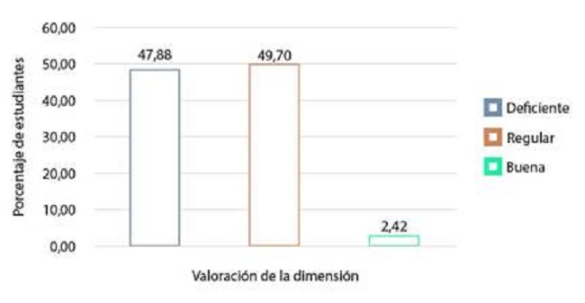 Niveles de la dimensión defectos al leer en el proceso de lectura