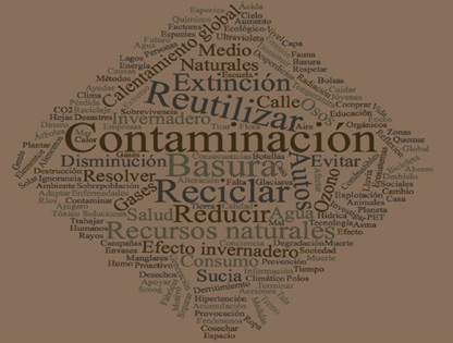 Esquema de la dimensión del campo de representación