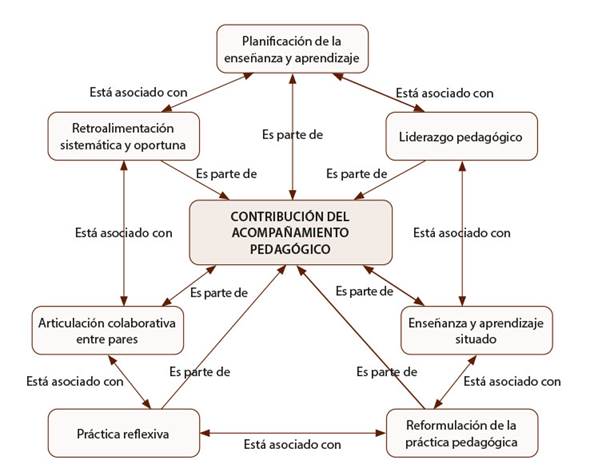 Contribuci�n del acompa�amiento pedag�gico