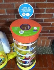 Contenedor para donantes de tapas