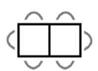Organizaci�n de mesas y sillas