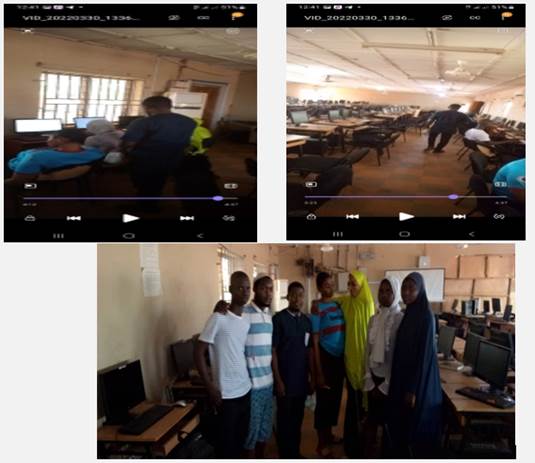 Scenes from the computer lab