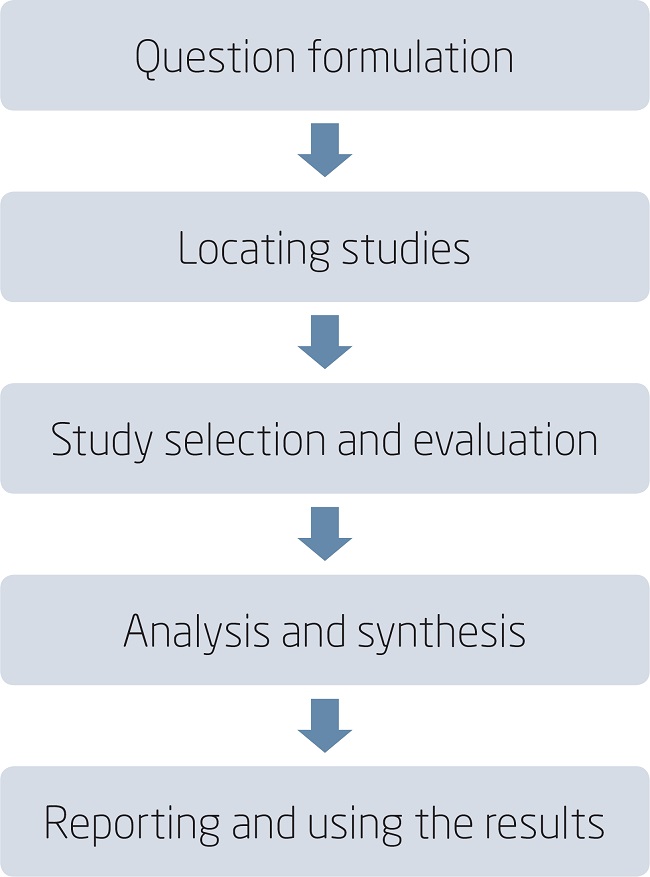 STEPS OF THE SYSTEMATIC REVIEW OF LITERATURE