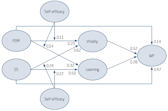 GRAPHICAL REPRESENTATION OF THE MODEL TESTED WITH NON-STANDARD PARAMETERS
