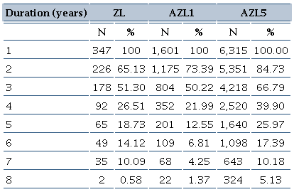 Persistence of conservative leverage
