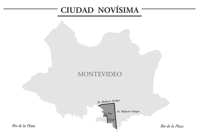 Ubicaci&oacute;n del Segundo Ensanche en el Departamento de Montevideo