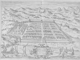 Planos históricos de Cuzco con representaciones ideales y ajustadas caprichosamente: 1596 y 1645