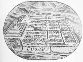 Planos históricos de Cuzco con representaciones ideales y ajustadas caprichosamente: 1596 y 1645