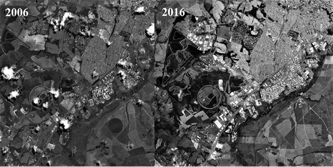 Comparativo sobre a expansão urbana entre as cidades de Salto e Indaiatuba, no Estado de São Paulo, entre 2008 e 2016