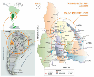 Áreas de análisis/Provincia de San Juan/División Política.