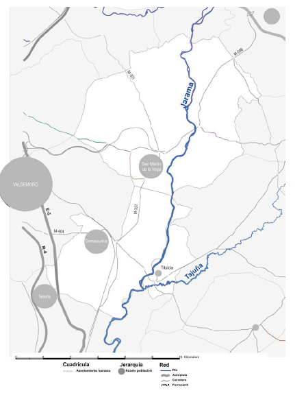 Map of the study area, support for the participative workshop.
