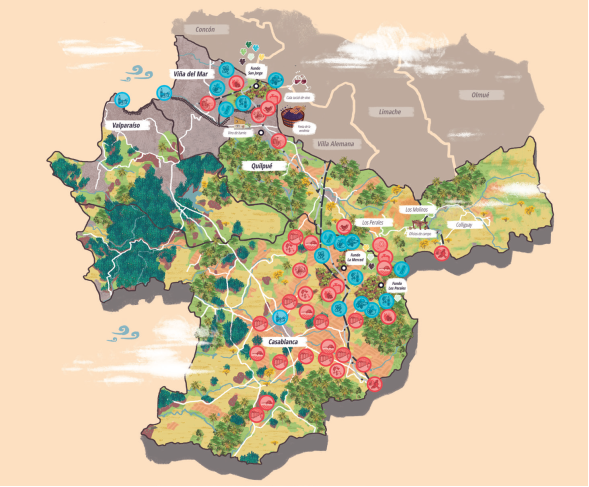 Caupolican Cooperative Map.