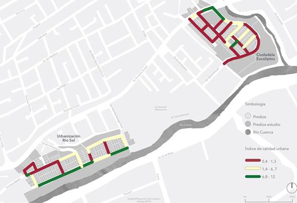 Urban environment quality results.