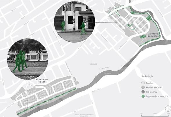 Meeting places map.