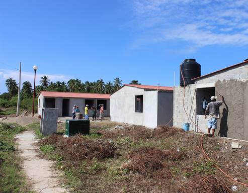 Housing for the affected in September 2018.