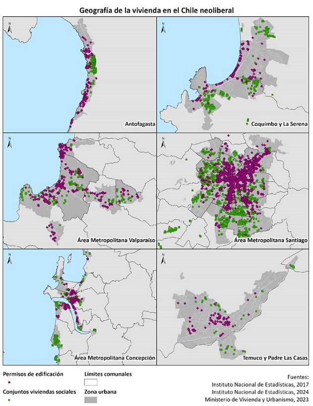 Configuracin de la geografa de la vivienda en el Chile neoliberal