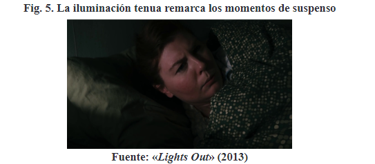 Fig. 5. La iluminacin tenua remarca los momentos de suspenso